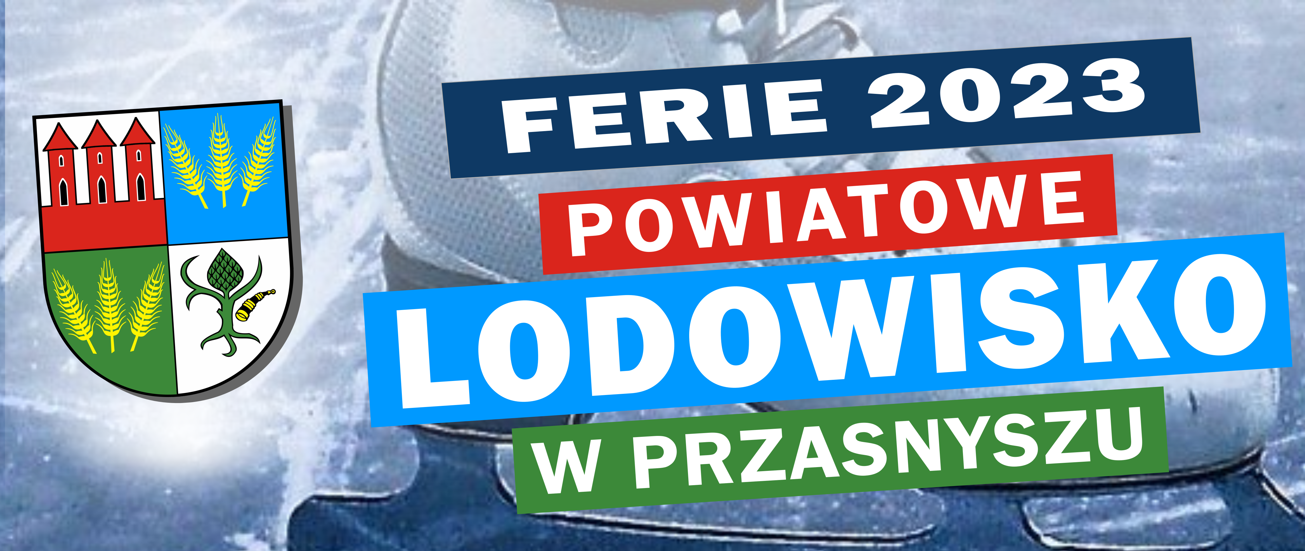 Ferie zimowe 2023 na lodowisku powiatowym w Przasnyszu. Treść w artykule.